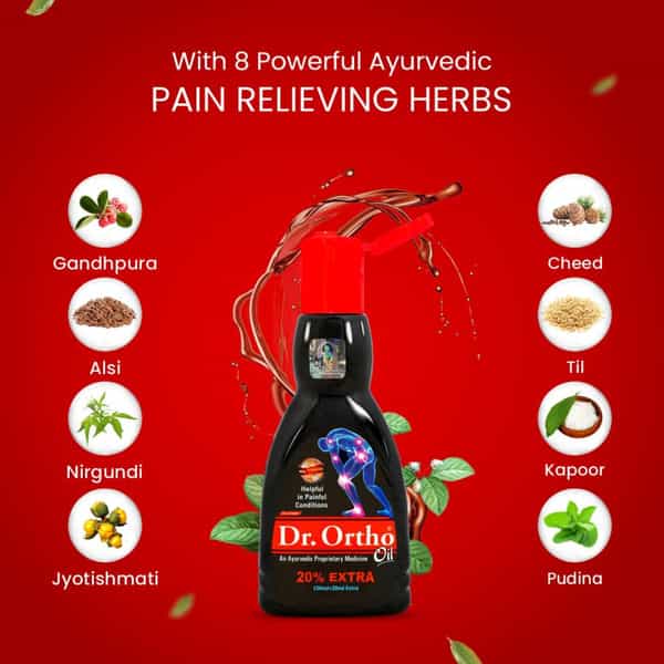 Dr Ortho An Ayurvedic Medicine Oil Bottle Of 120 Ml