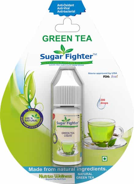 Sugar Fighter Stevia Liquid Green Tea 10 Ml