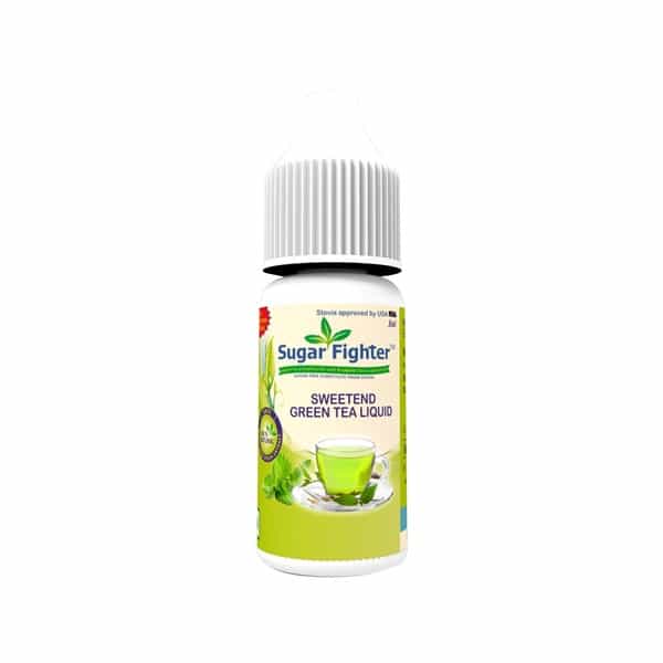 Sugar Fighter Stevia Sweeten Green Tea Liquid 10 Ml