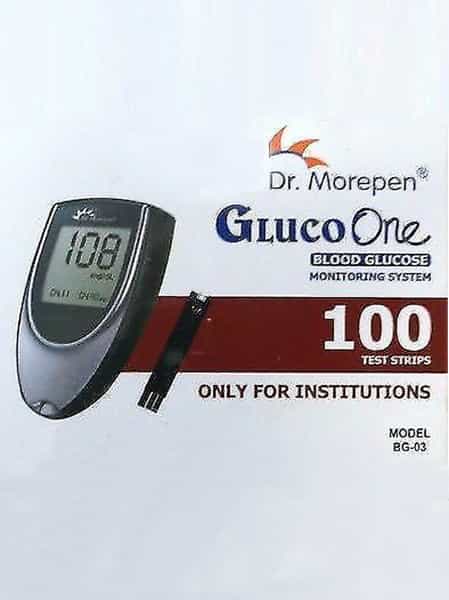 Dr. Morepen Bg 03 100 Strips