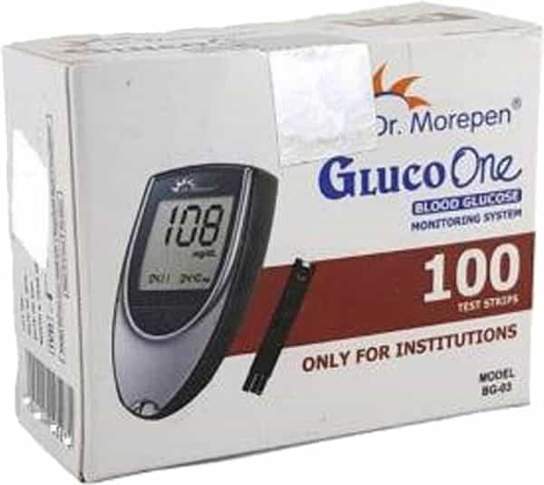 Dr. Morepen Bg 03 100 Strips