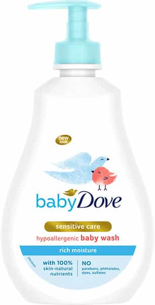 Baby Dove Hair To Toe Baby Wash Rich Moisture 400 Ml