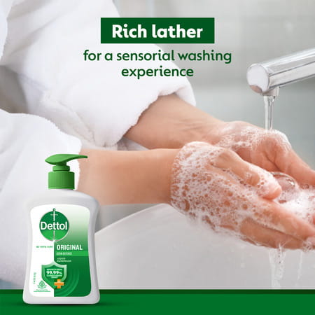 Dettol Liquid Handwash Bottle | Original Hand Wash | 200ml