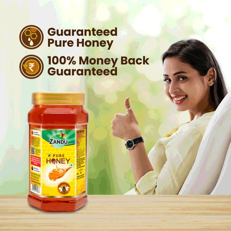Zandu Pure Honey Health Food Bottle Of 500 Gm