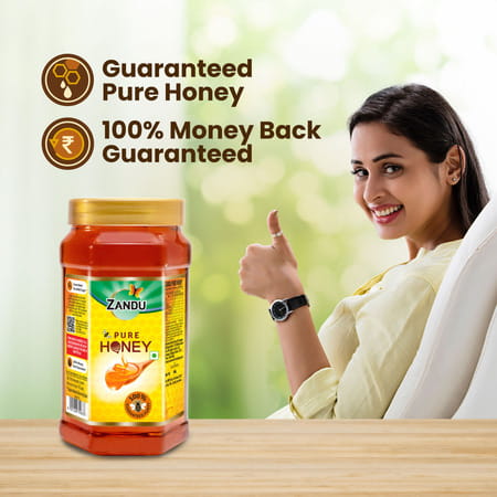 Zandu Pure Honey Health Food Bottle Of 500 Gm