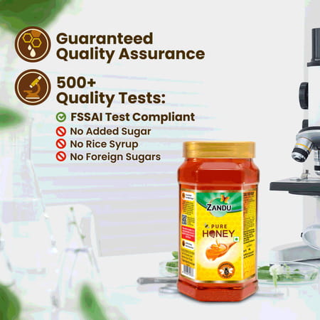 Zandu Pure Honey Health Food Bottle Of 500 Gm