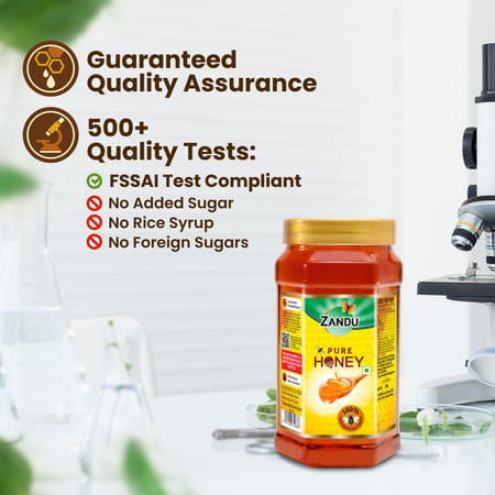 Zandu Pure Honey Health Food Bottle Of 500 Gm