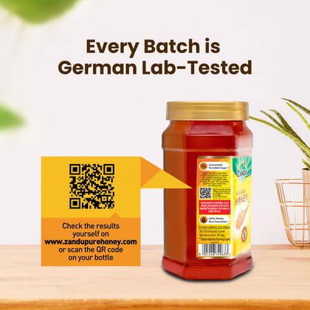 Zandu Pure Honey Health Food Bottle Of 500 Gm