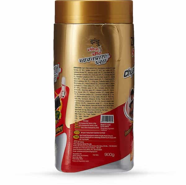 Zandu Sona Chandi Chyawanplus - 900 Gm Get Free Boro Plus Antiseptic Cream 40 Ml