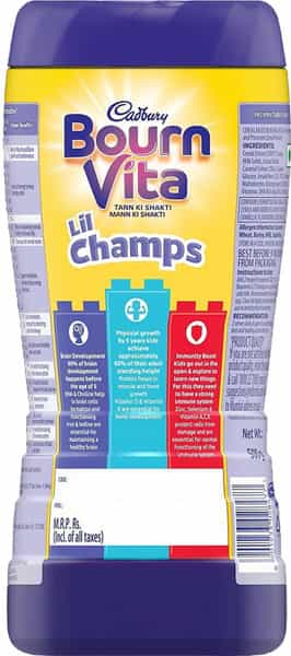 Cadbury Bournvita Lil Champs Nutrition Drink Jar Of 500 G