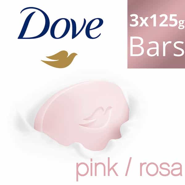 Dove Pink Rose (Pack Of 3) Soap Wrap Of 100 G