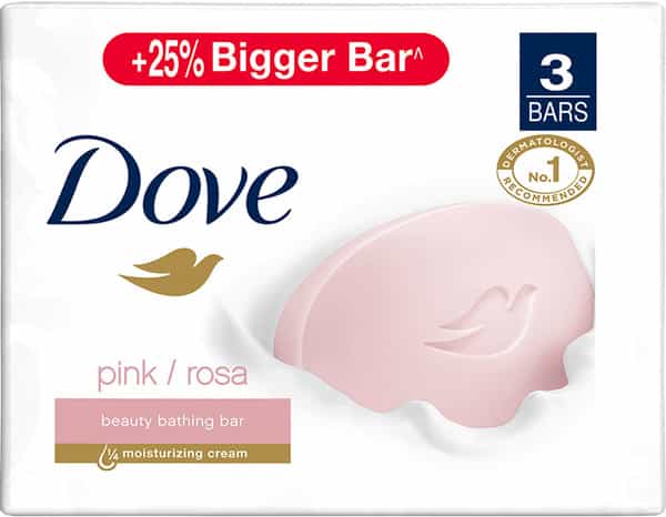 Dove Pink Rose (Pack Of 3) Soap Wrap Of 100 G