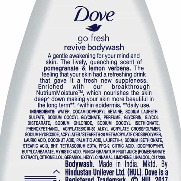 Dove Go Fresh Body Wash Bottle Of 190 Ml