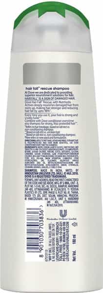 Dove Hair Fall Rescue Shampoo 180 Ml