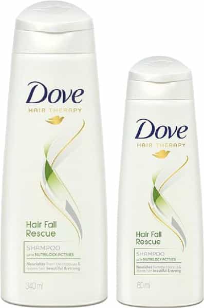 Dove Shampoo Hair Fall Rescue 340 Ml Get Free Hairfall Rescue Shampoo 80 Ml
