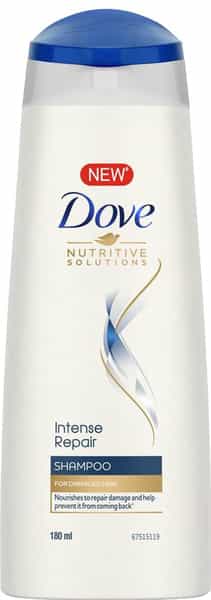 Dove Intense Repair  Shampoo  Bottle Of 180 Ml