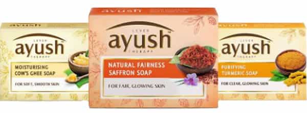 Ayush Soap Natural Fairness Saffron 100 Gm