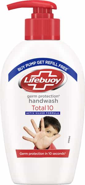 Lifebuoy Total 10 Activ Naturol Handwash Pump Of 190 Ml