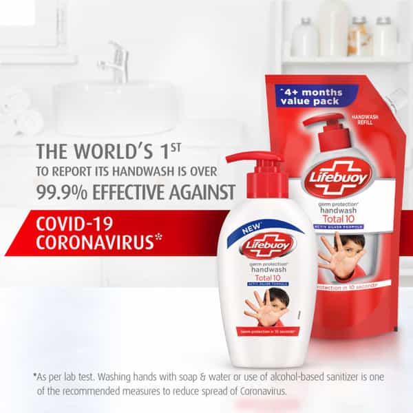 Lifebuoy Total 10 Activ Naturol Handwash Pump Of 190 Ml