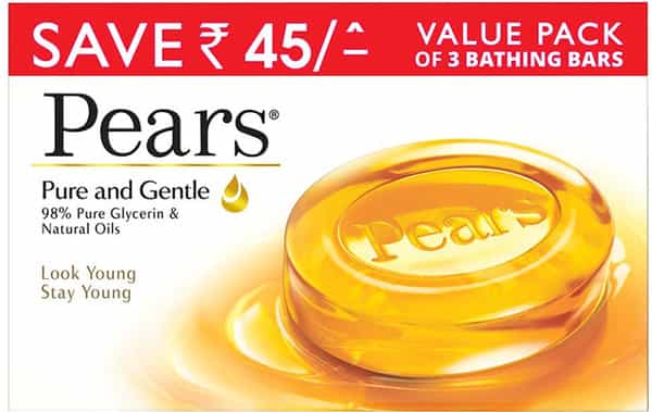 Pears Pure & Gentle (Pack Of 3) Soap Box Of 125 G