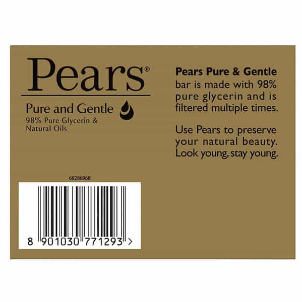 Pears Pure & Gentle (Pack Of 3) Soap Box Of 125 G