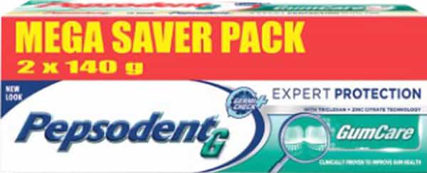 Pepsodent Toothpaste Gum Care 2X140 Gm
