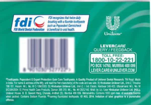 Pepsodent Toothpaste Gum Care 2X140 Gm
