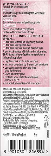 Pond's White Beauty Bb Cream 9Gm