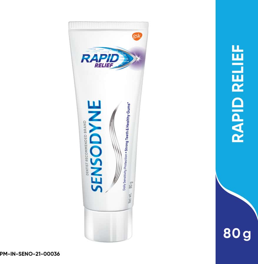 Buy SENSODYNE RAPID RELIEF TOOTHPASTE 40 GM Online & Get Upto 60% OFF ...