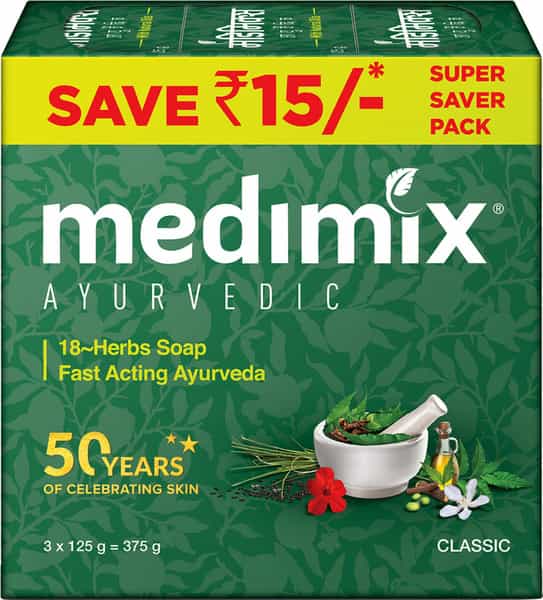 Medimix Classic Big Pack Soap 3*125Gm
