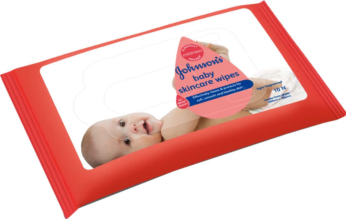 Johnson'S Baby Skincare Wipes 10 Pieces