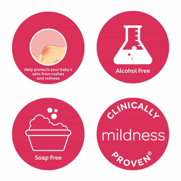 Johnson's Baby Skincare Wipes 10 Pieces