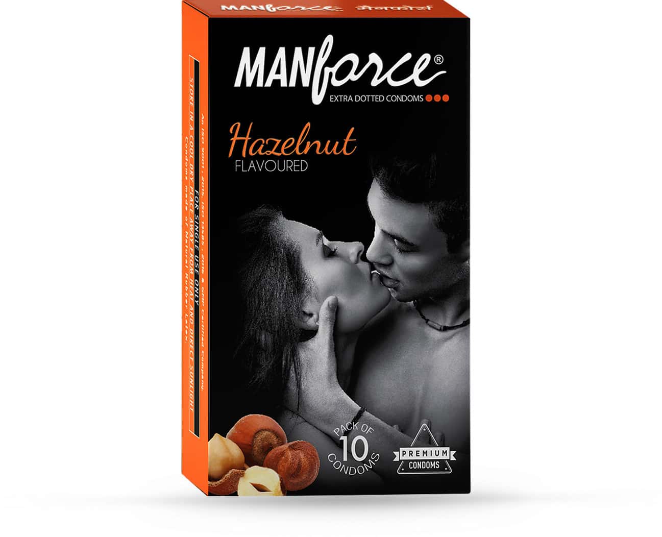 Manforce Hazelnut Condom Box Of 10