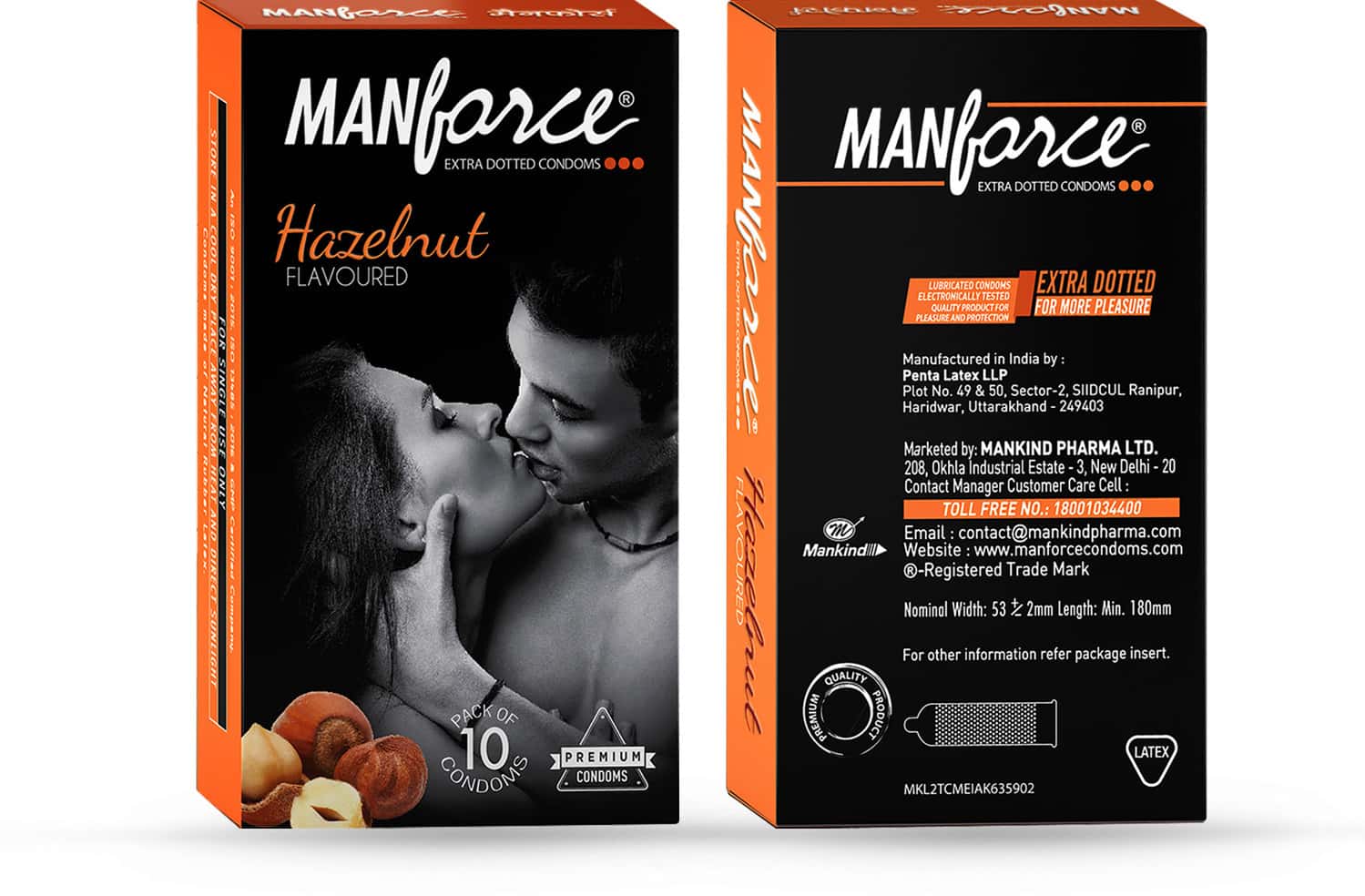 Buy MANFORCE HAZELNUT CONDOM BOX OF 10 Online & Get Upto 60 OFF at