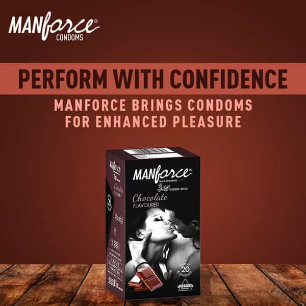 Manforce Wild Chocolate Box Of 20 Condoms