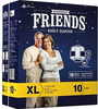 Friends Overnight Adult Diapers Tape Style 10 Count (Xl) Waist 90-166 Cm(35.43-65.35 Inch)