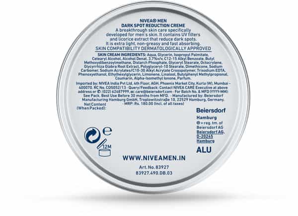 Nivea Men Dark Spot Reduction Cream 75Ml