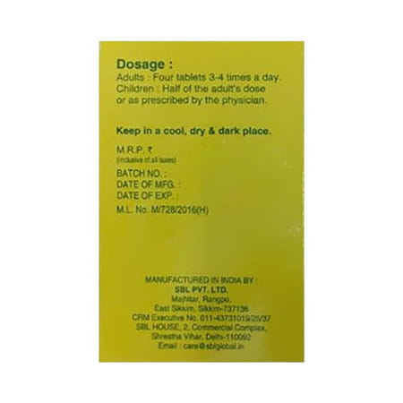 Sbl Natrium Phosphoricum 6x Tablets 25gm