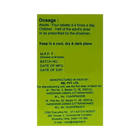 Sbl Calcarea Phosphoricum 12x Tablets 25gm