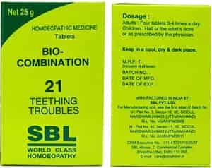 Sbl Bio Combination No 21 Tab 25gm