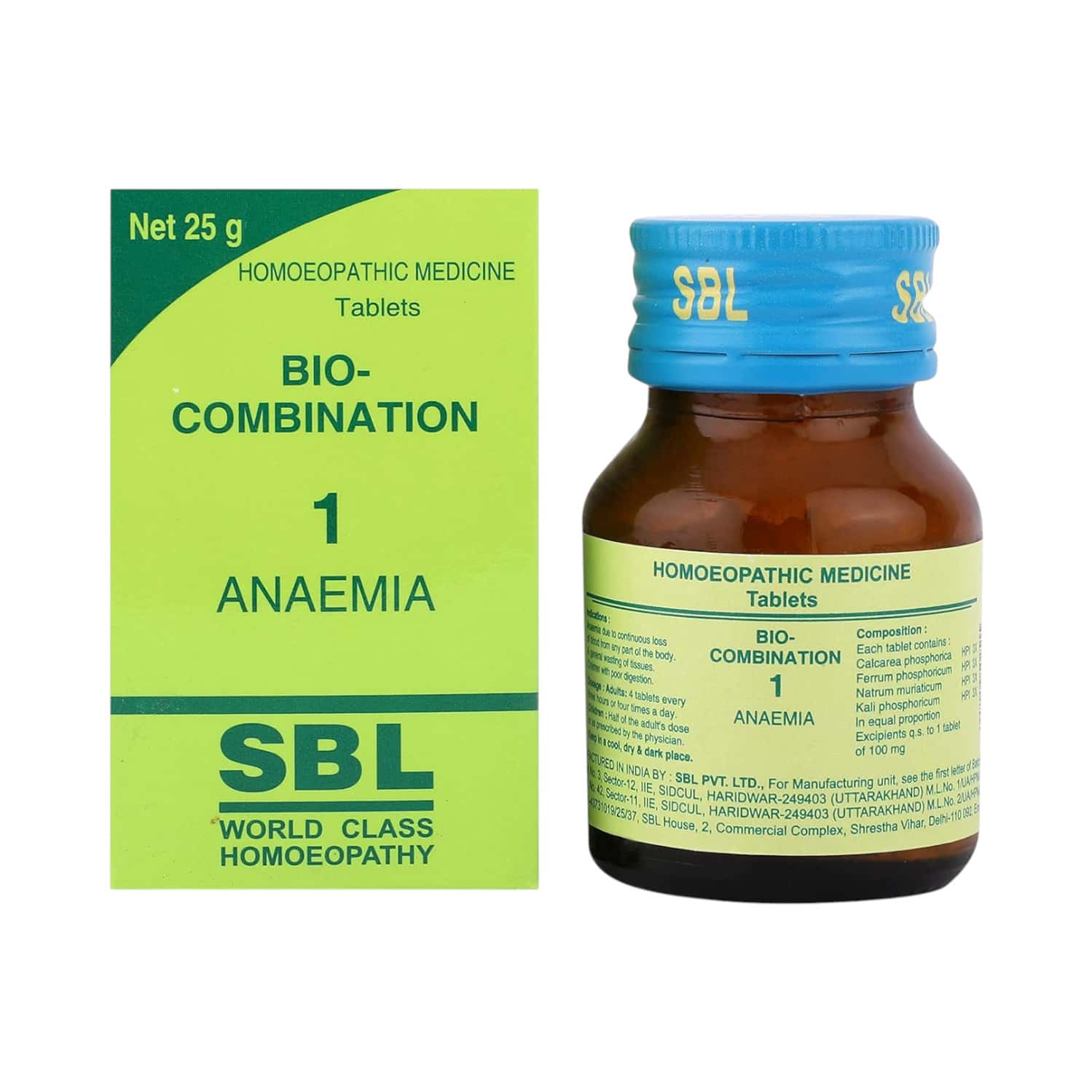 Sbl Bio Combination No 1 Tablets 25gm