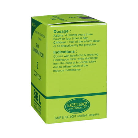 Sbl Bio Combination No 5 Tablets 25gm
