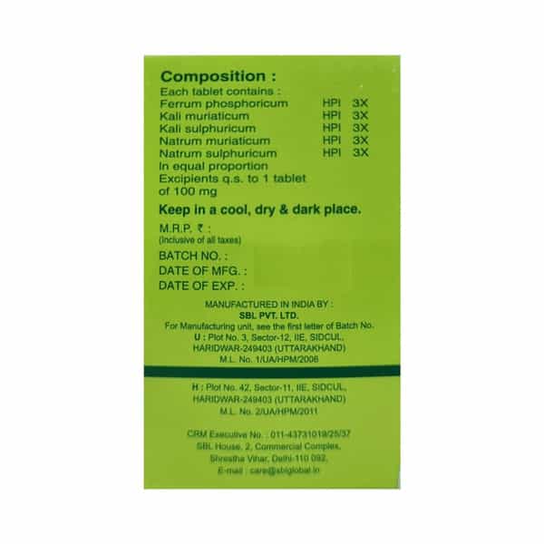 Sbl Bio Combination No 11 Tablets 25Gm