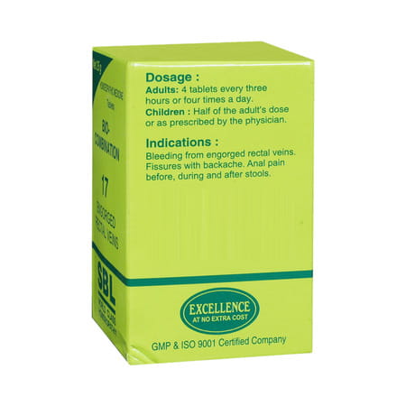 Sbl Bio Combination No 17 Tablets 25gm