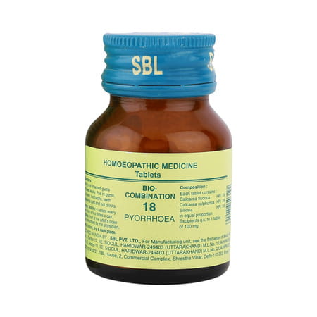 Sbl Bio Combination No 18 Tablets 25Gm