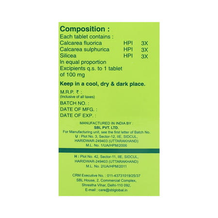 Sbl Bio Combination No 18 Tablets 25Gm
