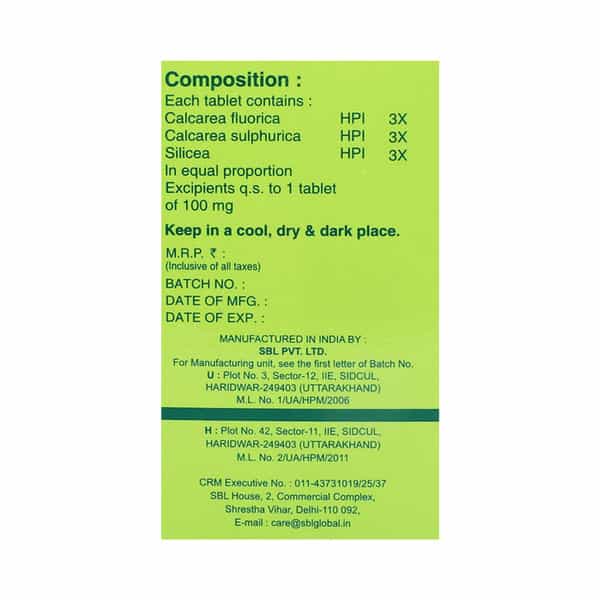 Sbl Bio Combination No 18 Tablets 25Gm