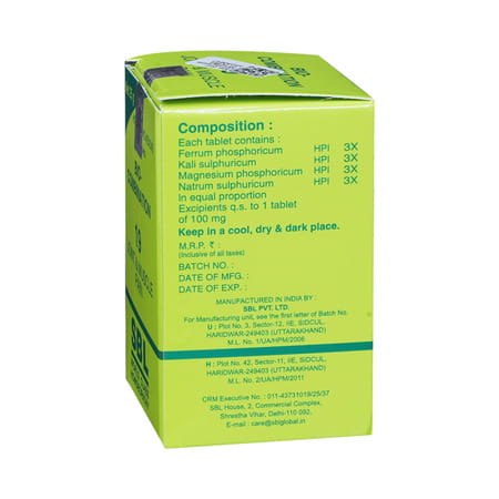 Sbl Bio Combination No 19 Tablets 25gm