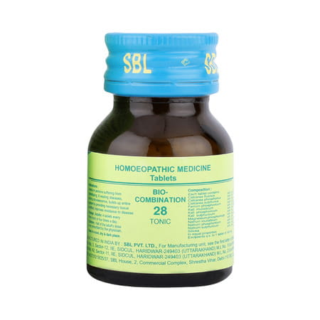 Sbl Bio Combination No 28 Tablets 25gm