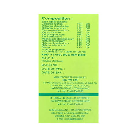 Sbl Bio Combination No 28 Tablets 25gm